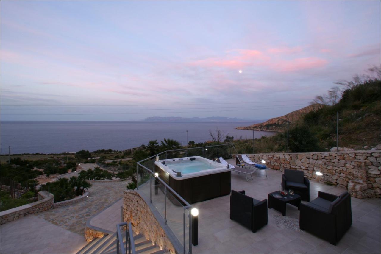 Villa Antonia - Vasca Idromassaggio Terrazza Vista Mare Σαν Βίτο λο Κάπο Εξωτερικό φωτογραφία