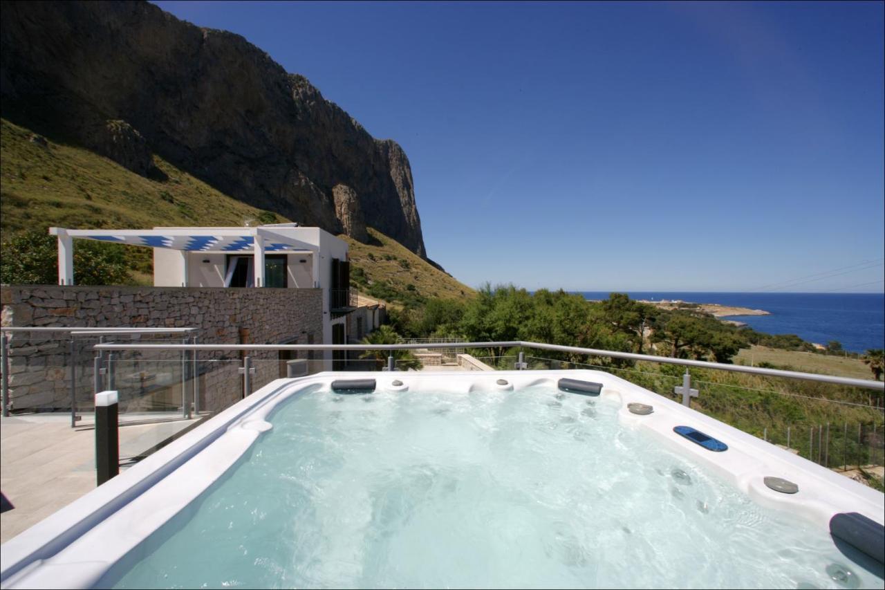 Villa Antonia - Vasca Idromassaggio Terrazza Vista Mare Σαν Βίτο λο Κάπο Εξωτερικό φωτογραφία