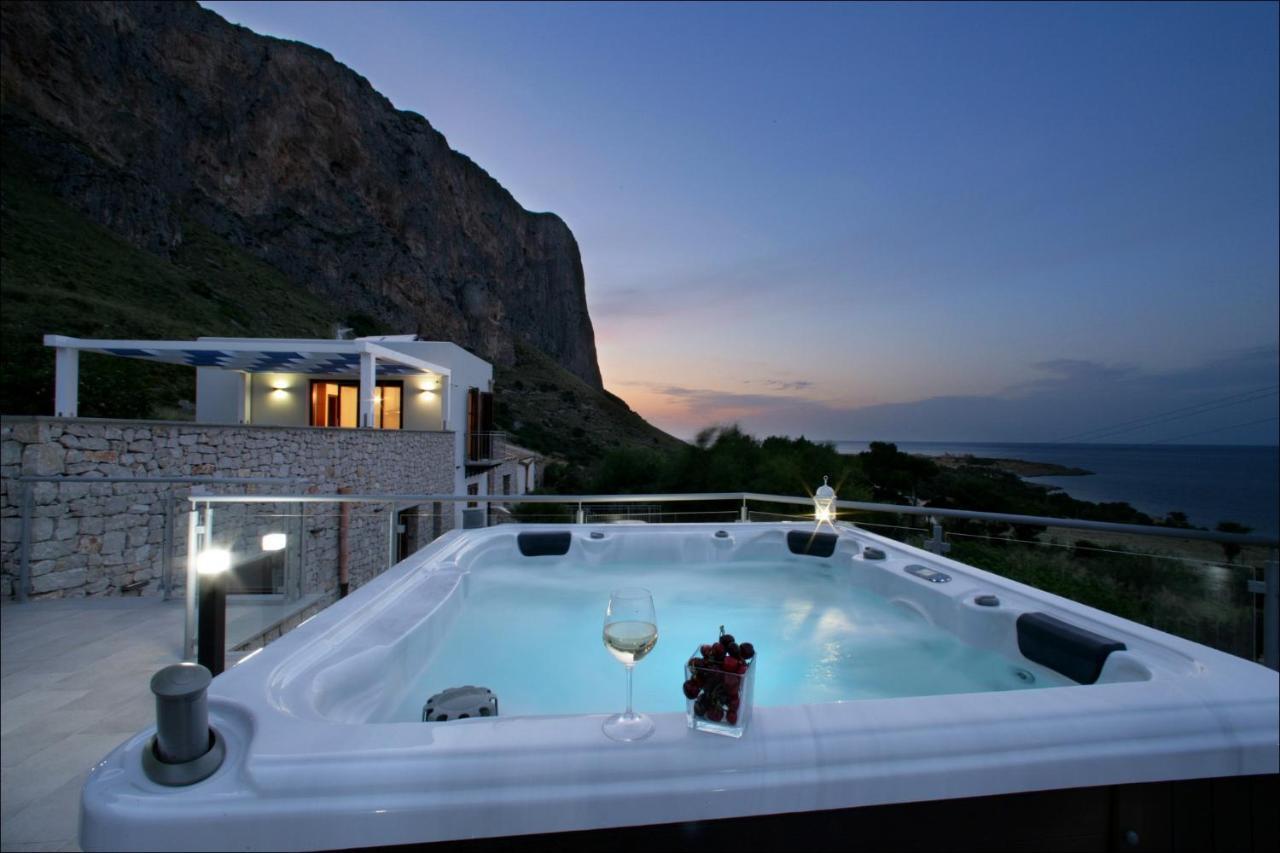 Villa Antonia - Vasca Idromassaggio Terrazza Vista Mare Σαν Βίτο λο Κάπο Εξωτερικό φωτογραφία