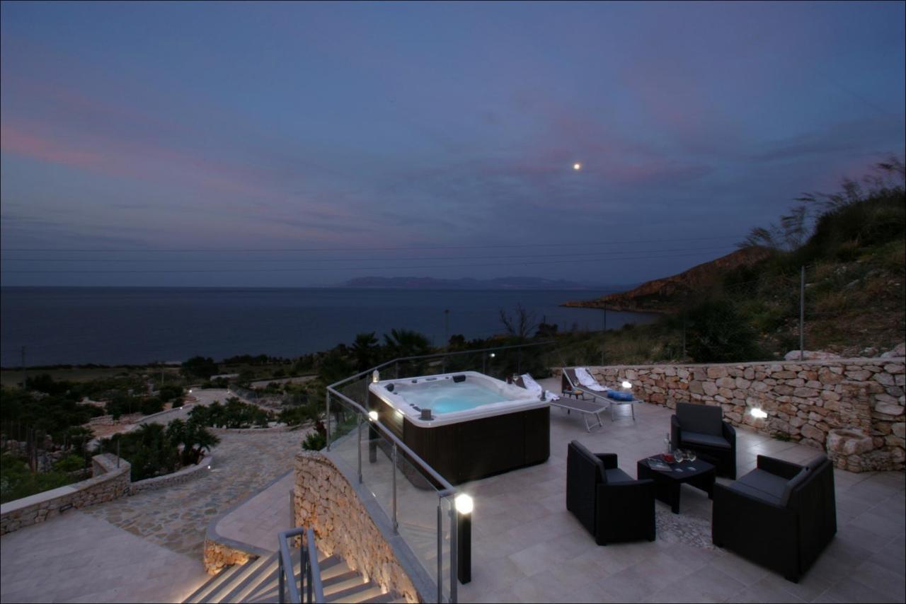Villa Antonia - Vasca Idromassaggio Terrazza Vista Mare Σαν Βίτο λο Κάπο Εξωτερικό φωτογραφία