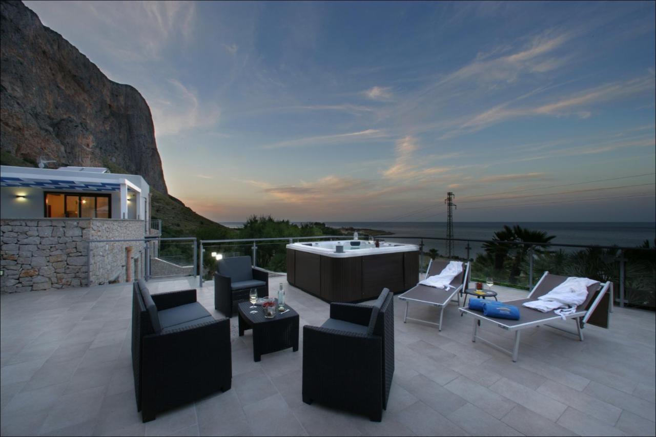 Villa Antonia - Vasca Idromassaggio Terrazza Vista Mare Σαν Βίτο λο Κάπο Εξωτερικό φωτογραφία